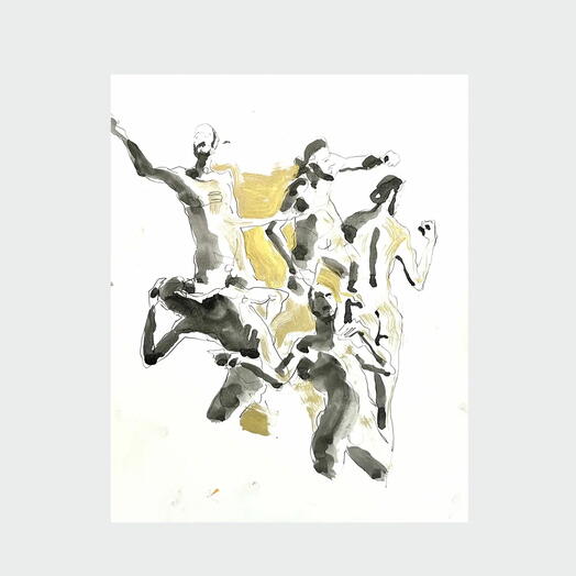 Скетч-Ню-Графика: широкоформатная работа «Обладание»