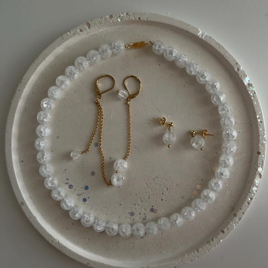 Комплект Чокер и серьги