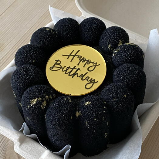 Бенто с круглым топпером Happy birthday