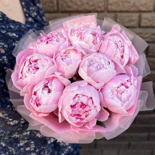 Ароматные пионы Sarah_pink 9 шт
