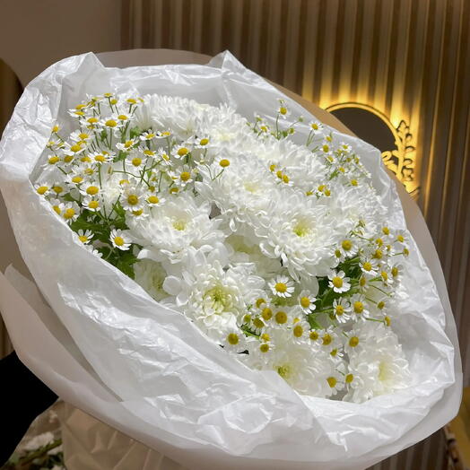Ромашки белое облачко
