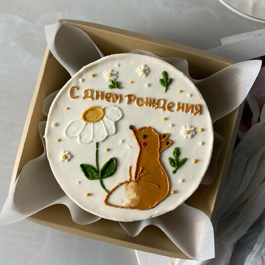 Бенто с лисичкой с днем рождения
