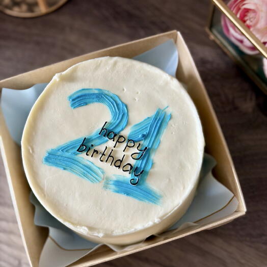 Бенто торт с цифрой «Happy birthday на день рождения парню, брату, сыну, мужу, папе