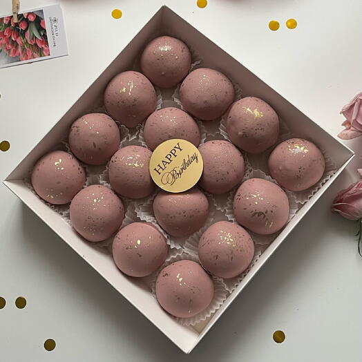 Пирожное картошка 16шт "happy birthday"