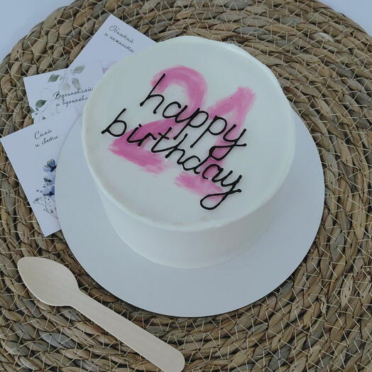 Бенто торт happy birthday с цифрами