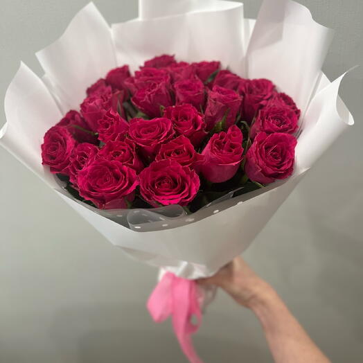 Букет роз 25 шт Кения