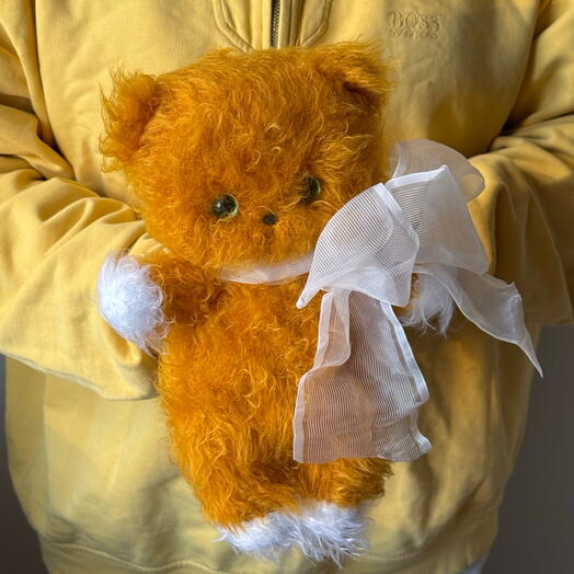 Рыжий котик ручной работы💛🧡🤍