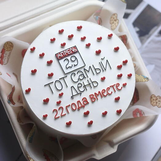 Бенто торт «Тот самый день»