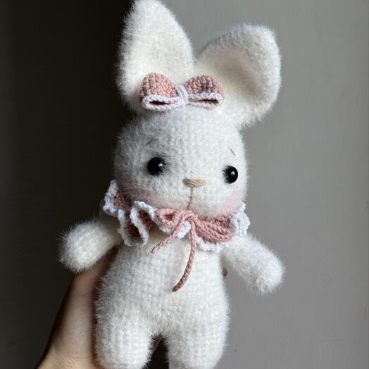 Плюшевый зайка ручной работы 🐰