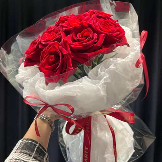Букет «красный бантик»🌹