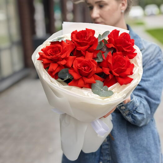 Букет с Французскими розами