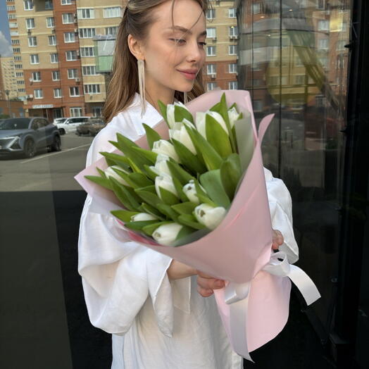 Монобукет тюльпанов