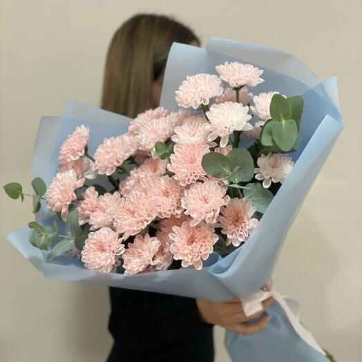 Букет из кустовой хризантемы 🌸