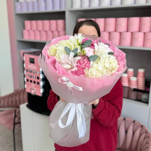 Букет с лилиями 🌸