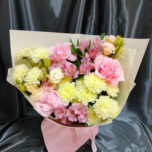 Нежная гармония с эустомой