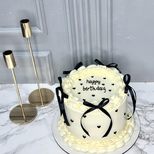 Торт 1кг на день рождения девушке,Ламбет с бантиками,happy birthday, подарок девушке,маме,торт дочке
