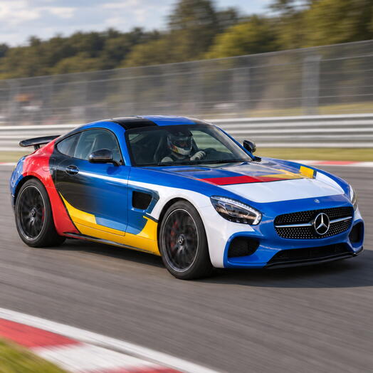 Подарочный сертификат «Заезд на спорткаре Mercedes AMG GTS на гоночном треке» (1 сеанс, Гоночное такси)