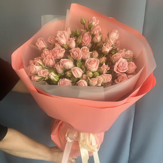 Нежные кустовые розы 11 веток , бум акция 🌹🌹🌹🌹🌹🌹🌹