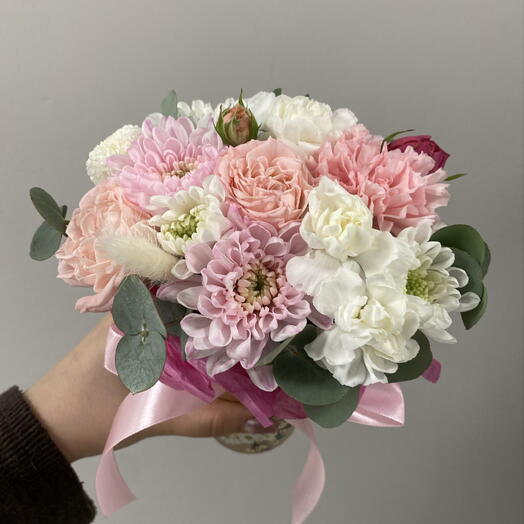 🌸Стаканчик с цветами комплимент для подружки