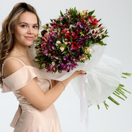💗51 альстромерия. Скидка 20%