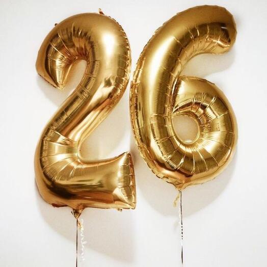 Фольгированные шары 26 - 1 метр