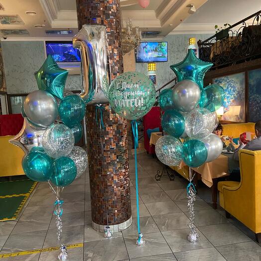 Birthday balloons, 38 pcs
