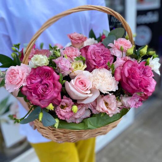 Cesta de flores