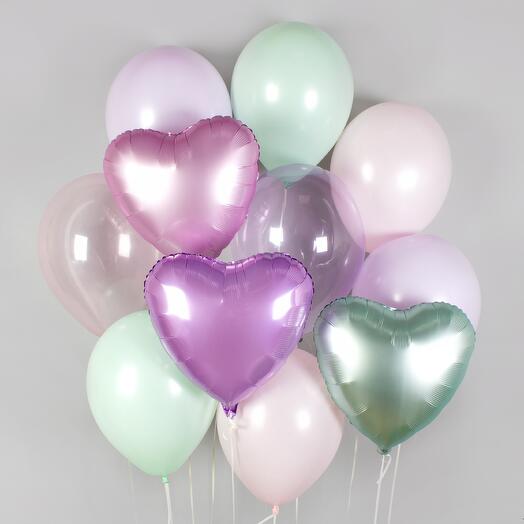 Набор шаров «Сирень» на грузике | 11 шаров