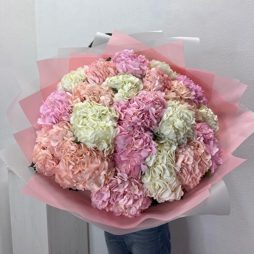 Букет из гортензий 🌸