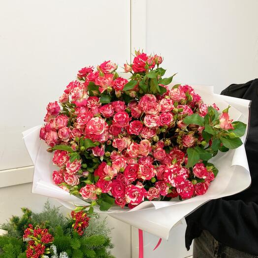 Ramo de rosas arbustos "hielo y fuego"