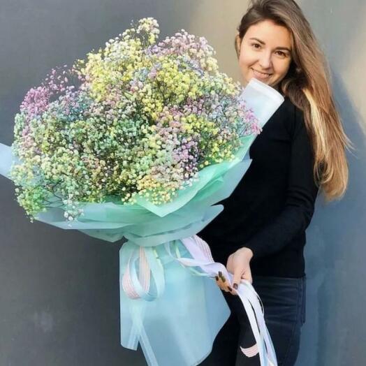Bouquet of gypsophila