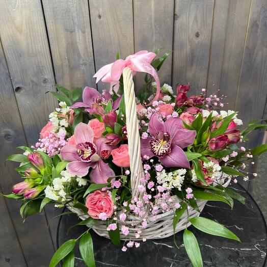 Cesta de flores