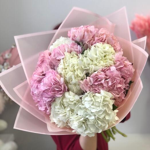 Gran ramo de mezcla de hortensias