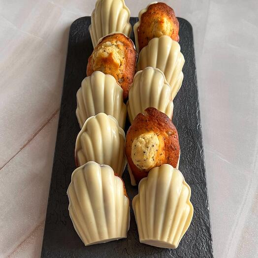 Мадлен маковые пирожное 8 шт