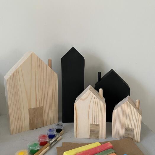 Conjunto de casas Combo 5 piezas