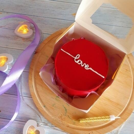 Бенто торт "Love" любимому, любимой, девушке, парню, мужу, жене
