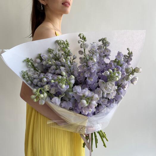 Bouquet of 19 dilfiniums