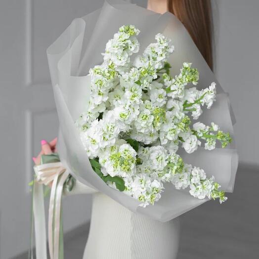 Маттиола белая 15шт