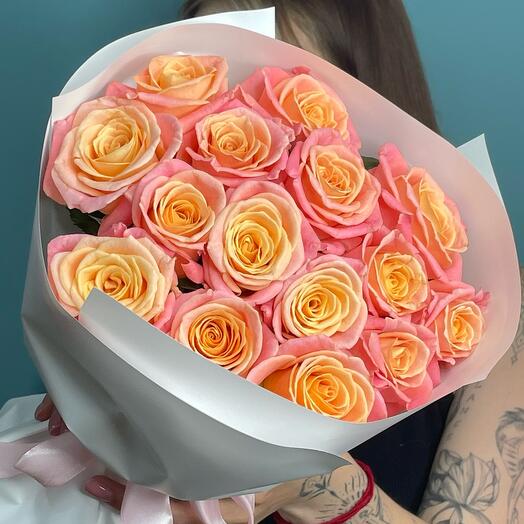 Персиковые розы 🌹