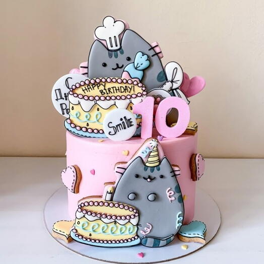 Cut Cat Cake 8-10 kişi