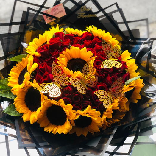 Ramo girasoles