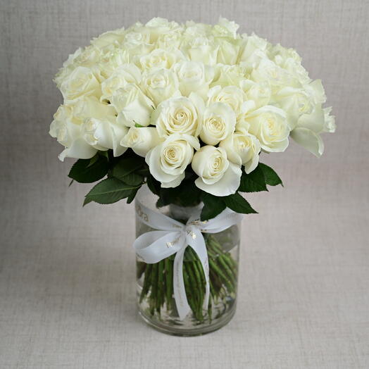 51 White Roses Vase-1908