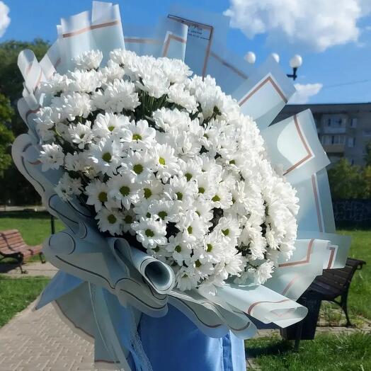 Облако из хризантем