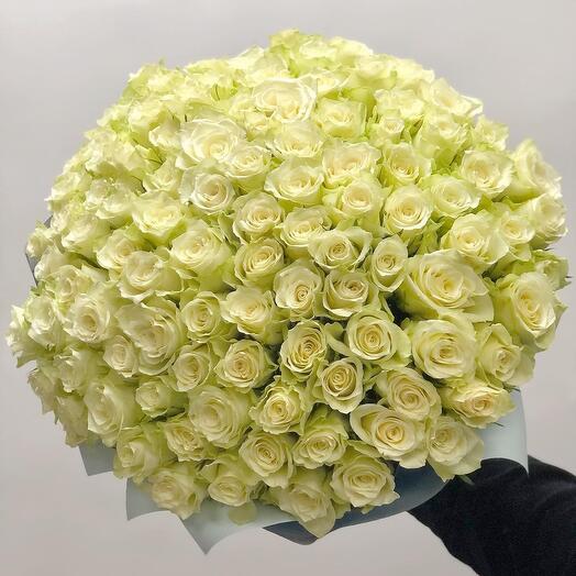 101 rosa blanca ramo de rosas blancas