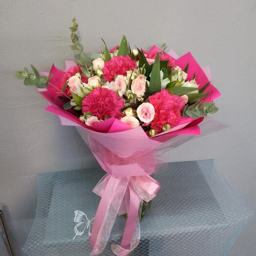 Bright pink bouquet