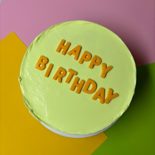 Торт HAPPY BIRTHDAY  на день рождение