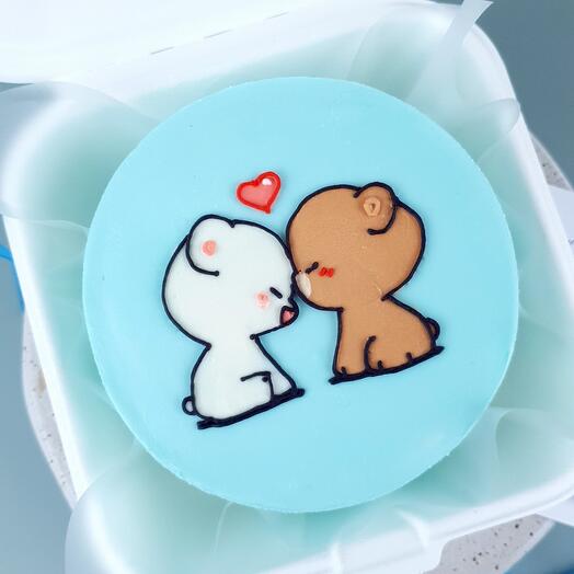 Бенто тортик любимой любимому на день влюбленных 14 февраля