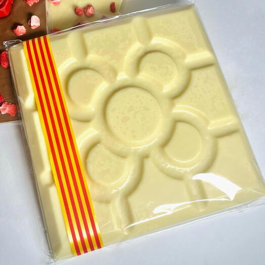 Panot de Flor Barcelona de Chocolate Blanco