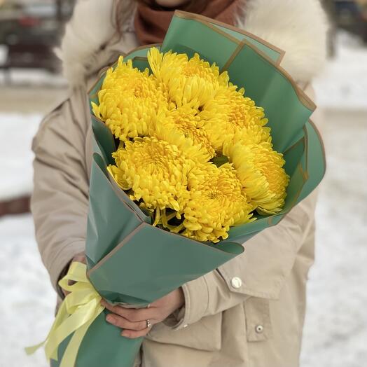 Хризантемы в букете