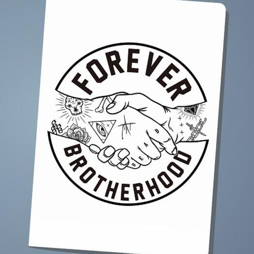 Обложка на паспорт Forever brotherhood